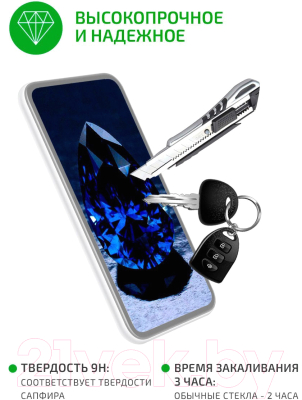 Защитное стекло для телефона Volare Rosso Fullscreen Full Glue для Galaxy A50 2019 (черный)