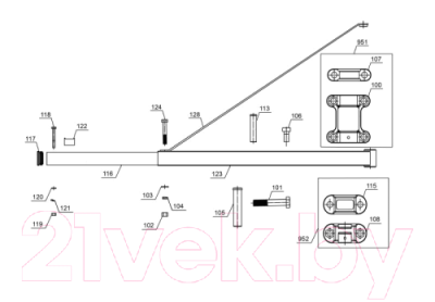 Балка для тельфера Einhell SA 1100