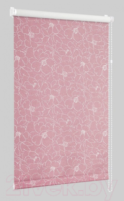 Рулонная штора Delfa Сантайм Металлик Камелия СРШ-01М 72206 (48x170, розовый)