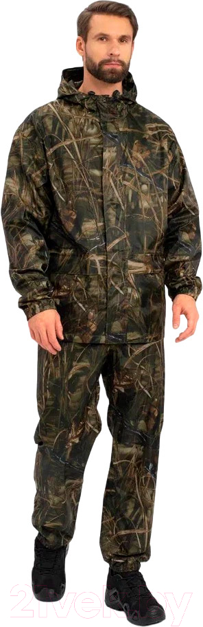 Костюм для охоты и рыбалки Huntsman Шторм Таффета PVC Камыш (52-54/182)