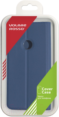 Чехол-книжка Volare Rosso Book для Redmi Note 7/Note 7 Pro (синий)
