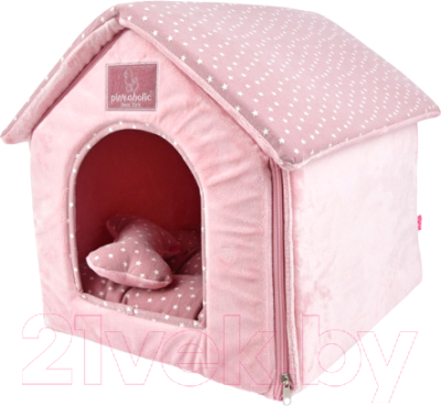 Домик для животных Pinkaholic Luna House / NARA-AU7327-IP-FR (розовый)