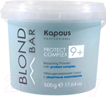 Порошок для осветления волос Kapous Blond Bar с защитным комплексом 9+ (500г)