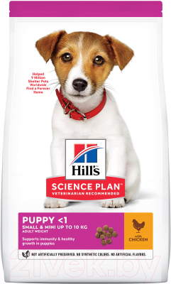 Сухой корм для собак Hill's Science Plan Puppy Healthy Development Mini Chicken (3кг)