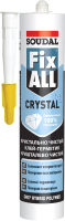 Клей-герметик Soudal Fix All Crystal (290мл, прозрачный) - 