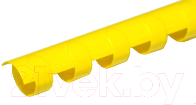 Пружины для переплета РеалИст Пластик 10мм (желтый)