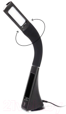 Настольная лампа ЭРА NLED-461-7W-BK (черный)