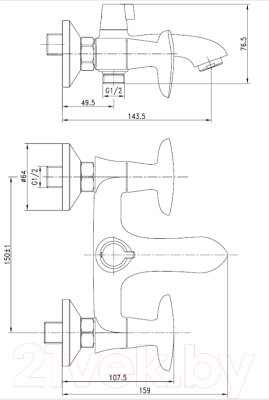 Смеситель IDDIS Copter COPSB02i02