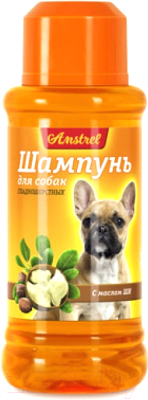 Шампунь для животных Amstrel С маслом ши для гладкошерстных собак (320мл)