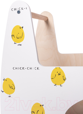 Детская кровать-трансформер Happy Baby Milly с качалкой / 95009 (цыпленок)