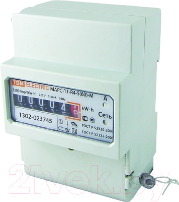 Счетчик электроэнергии индукционный TDM SQ1105-0004
