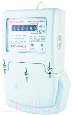 Счетчик электроэнергии электронный TDM SQ1105-0019