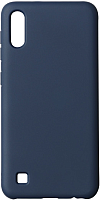 Чехол-накладка Volare Rosso Suede для Galaxy A10 2019 (синий) - 