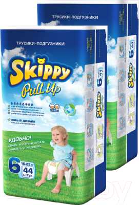 Подгузники-трусики детские Skippy Pull Up 6 (88шт)