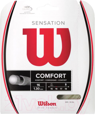 Струна для теннисной ракетки Wilson Sensation 16 / WRZ941000