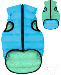 Куртка для животных AiryVest Lumi 2166 (S, салатовый/голубой)