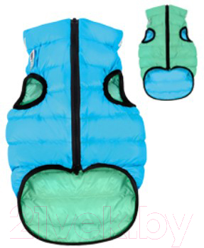 Куртка для животных AiryVest Lumi 2144 (XS, салатовый/голубой)