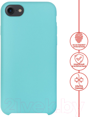 Чехол-накладка Volare Rosso Soft Suede для iPhone 7/8 (мятный)