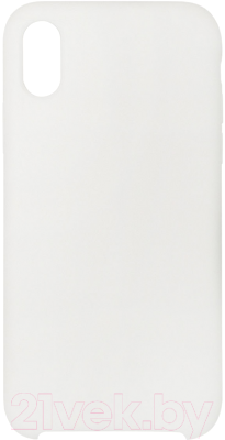 Чехол-накладка Volare Rosso Soft Suede для iPhone XS (белый)