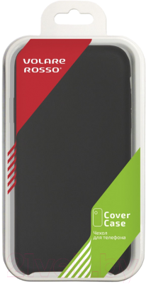 Чехол-накладка Volare Rosso Soft Suede для iPhone XR (черный)
