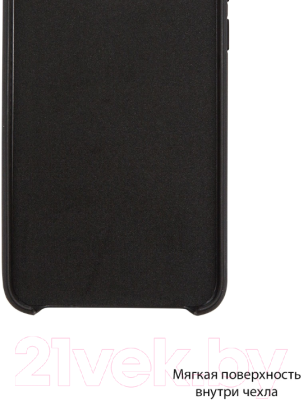 Чехол-накладка Volare Rosso Soft Suede для iPhone XS Max (черный)