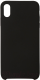 Чехол-накладка Volare Rosso Soft Suede для iPhone XS Max (черный) - 