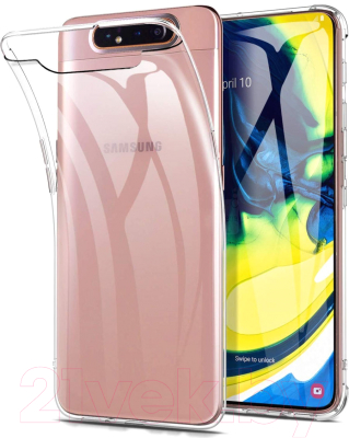 Чехол-накладка Volare Rosso Clear для Galaxy A80 2019 (прозрачный)