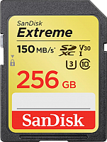 

Карта памяти SanDisk, Extreme SDXC 256GB (SDSDXV5-256G-GNCIN)
