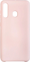 Чехол-накладка Volare Rosso Suede для Galaxy A60 2019 (розовый) - 