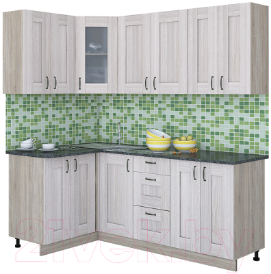

Готовая кухня Интерлиния, Мила Хольц 12x20