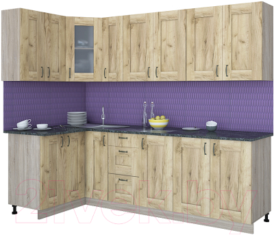 

Готовая кухня Интерлиния, Мила Хольц 12x25