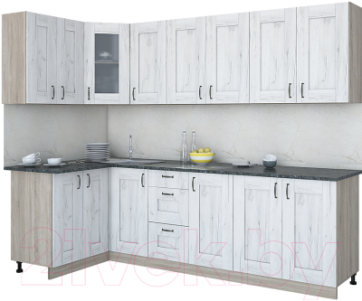 

Готовая кухня Интерлиния, Мила Хольц 12x26