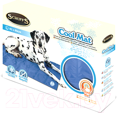 Подстилка для животных Scruffs Cool Mat охлаждающая / 936167 (голубой)