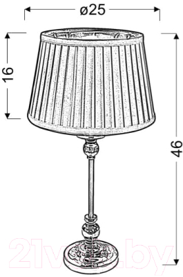 Прикроватная лампа Candellux Amore 41-38777