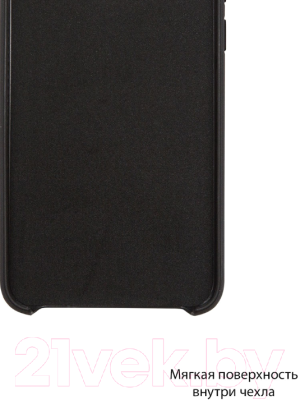 Чехол-накладка Volare Rosso Soft Suede для Galaxy S10+ (черный)