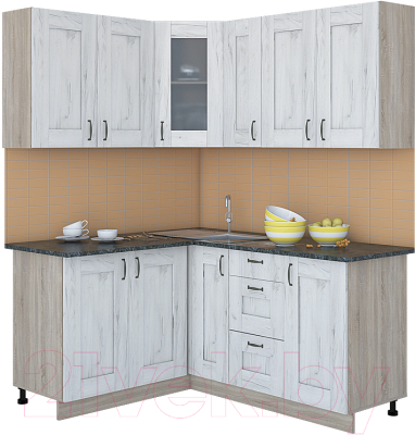 

Готовая кухня Интерлиния, Мила Хольц 14x17