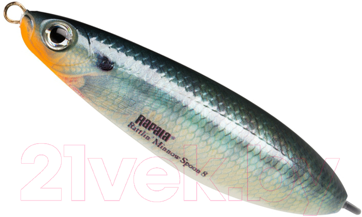 Блесна Rapala Rattlin Minnow Spoon / RMSR08-BG