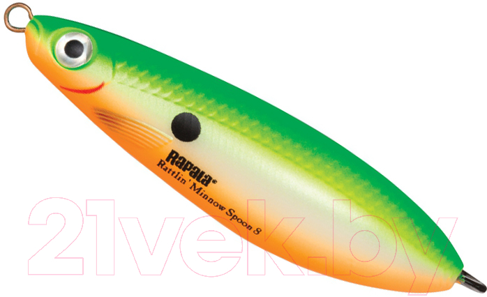 Блесна Rapala Rattlin Minnow Spoon / RMSR08-GSU