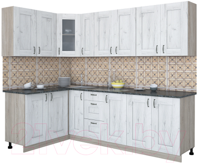 

Готовая кухня Интерлиния, Мила Хольц 14x25