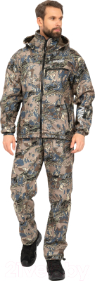 Изображение товара Костюм для охоты и рыбалки Huntsman Никс Люкс Alova windblock Лабиринт (52-54/182)