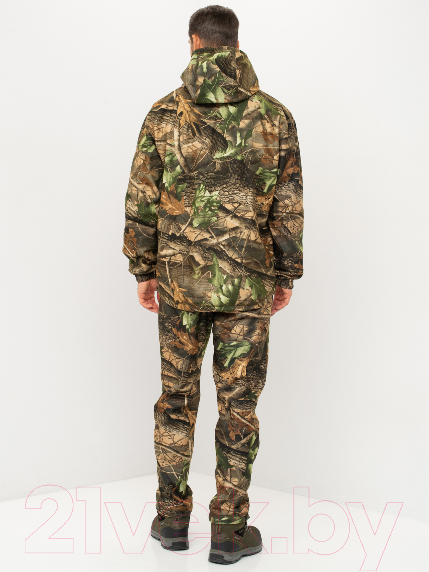 Костюм для охоты и рыбалки Huntsman Никс Люкс Alova windblock Светлый лес (48-50/176) — фото 2