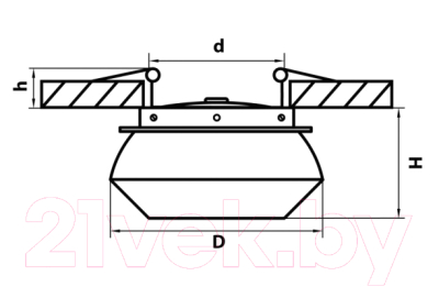 Точечный светильник Lightstar Orbe 51309