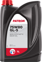 Трансмиссионное масло Patron Original GL5 75W80 (1л) - 