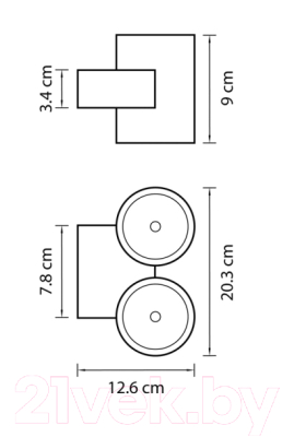 Бра уличное Lightstar Paro 362692