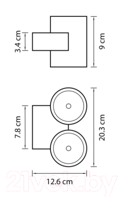 Бра уличное Lightstar Paro 362672