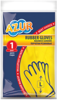 

Перчатки хозяйственные York, Azur L