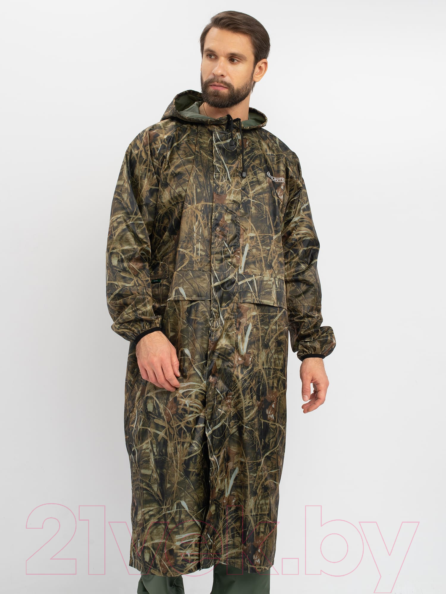 Плащ для охоты и рыбалки Huntsman Камыш Таффета PVC (56-58/182) — фото 5