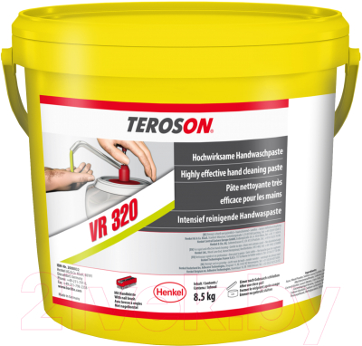Очиститель для рук Henkel Teroson VR320 Teroquick / 1137651 (8.5кг)