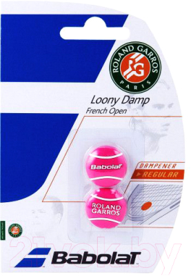 Виброгаситель для теннисной ракетки Babolat Loony Damp Rg X2 / 700036-156 (2шт, розовый)