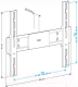 Миниатюра изображения товара Кронштейн для телевизора Holder LCD-F4611-B (черный)